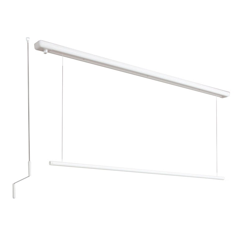 川口技研 URM-L-W 室内用ホスクリーン 昇降式操作棒タイプ　URM型　（1740mm）1セット URMLWカワグチ