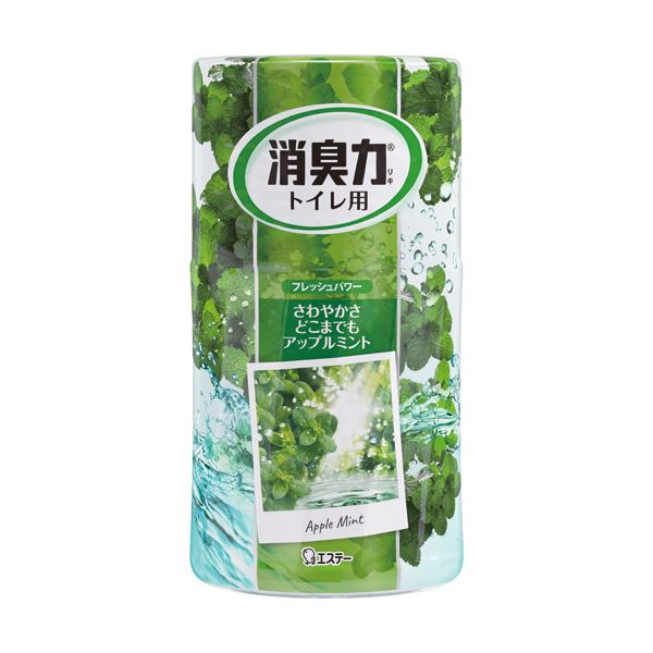 （まとめ）エステー トイレの消臭力 アップルミント400ml 1セット（5個）[x5セット]