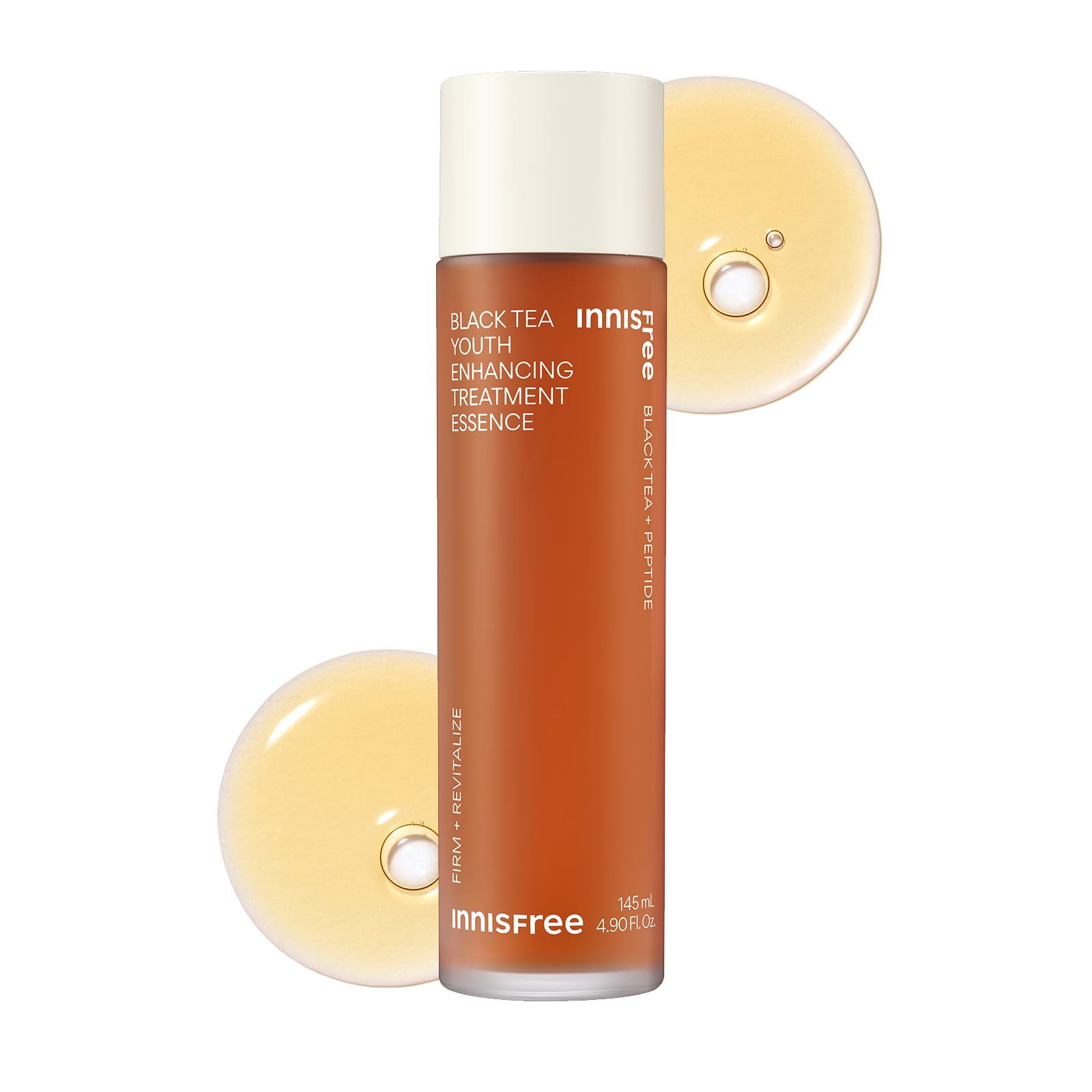 イニスフリー(innisfree) ブラックティー ユース トリートメントエッセンス 145ml - 正 規 品 保湿 しっとり 弾力 紅茶 乾燥肌 韓国 コスメ 導入美容液