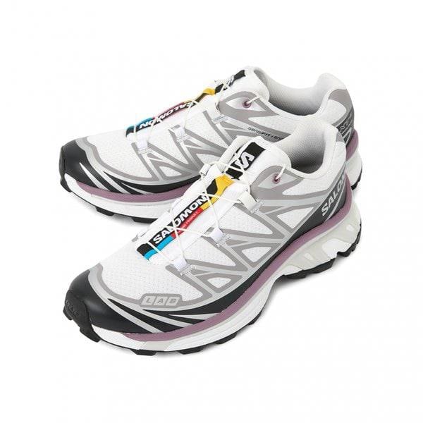 XT-6 ホワイト ランニングシューズ L49209600 (男女兼用)