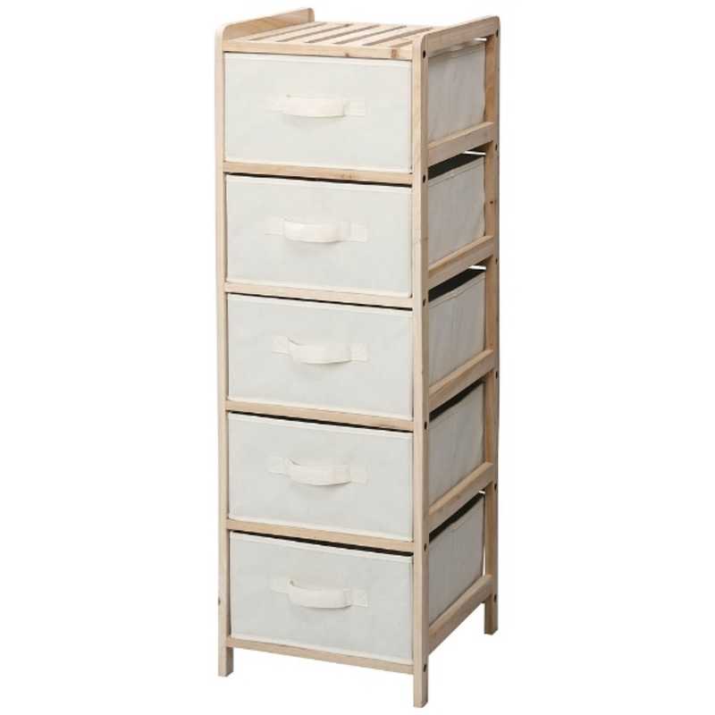 東谷　チェスト5D リリー LFS-375NA(W34×D36×H103cm)