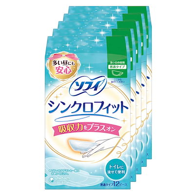 他サイト： ソフィ Sofy 【まとめ買い】 シンクロフィット 12ピース×5個パック(unicharm Sofy)の商品画像
