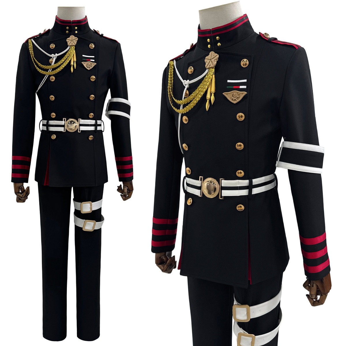 [2026 新作]HOLOUNCOSER 終わりのセラフ 一瀬グレン コスプレ 衣装 月鬼組 軍服 中佐 制服 破滅の16歳 C服 フルセット 仮装 ハロウィン アニメ