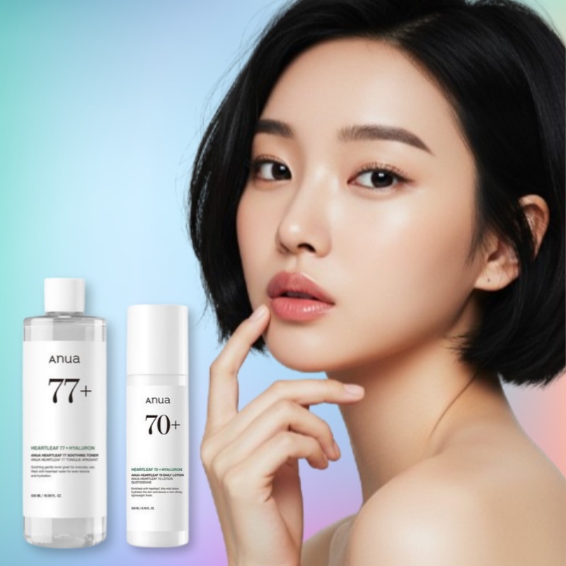 ドクダミ 保湿鎮静セット ドクダミ77 スージングトナー500ml + ドクダミ70 デイリーリリーフローション200ml 大容量 保湿 敏感肌用