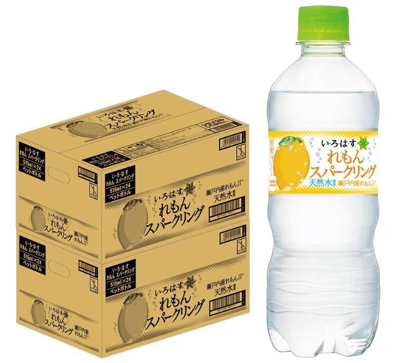 【送料無料】コカコーラ いろはす スパークリング れもん 515ml2ケース/48本いろはす ナチュラルミネラルウォーター 天然水