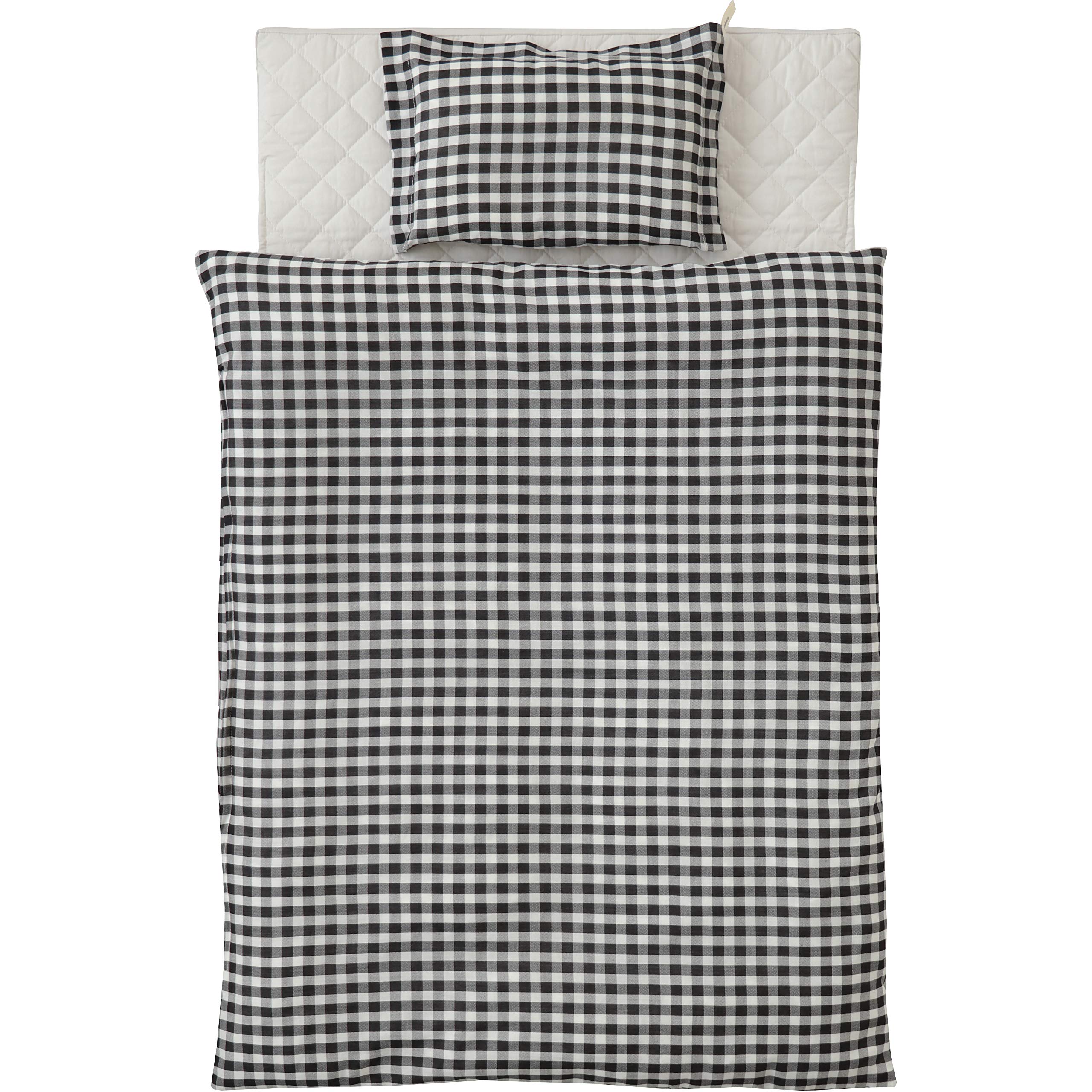 【Amazon.co.jp限定】 telet サンデシカ 新しいファミリーのデイリープレミアム ベビー ミニ布団セット ギンガムチェック 1418-0027-51