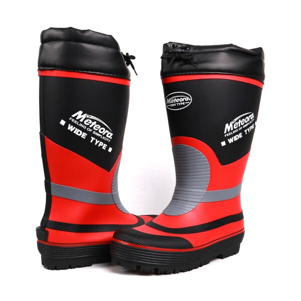 コーコス HB-770 胴太カラーブーツ ブラック XL