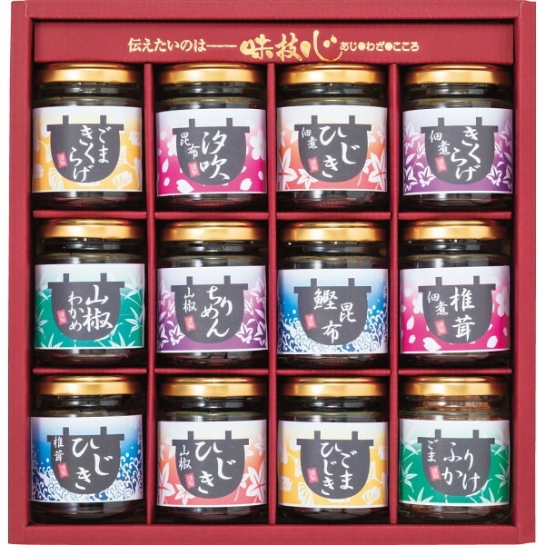 （ギフト）廣川昆布 直火釜炊佃煮 瓶12品詰合せ