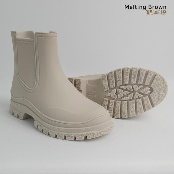 女性用ショート長靴レインブーツ防水ブーツ S69