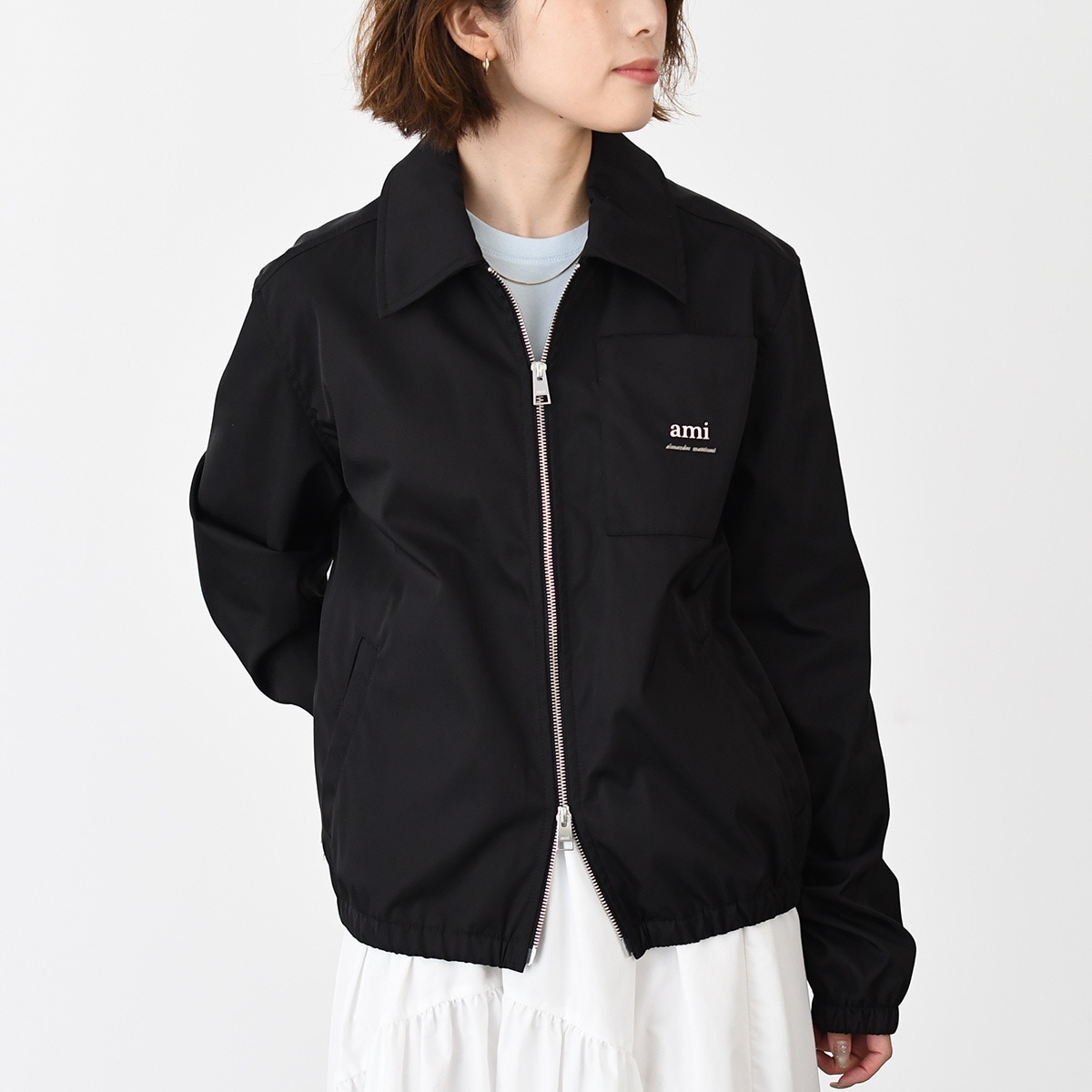 アウター ジップジャケット HJK063 PA0007 レディース ユニセックス ブラック 長袖 ショート丈 ジッ 74,800円