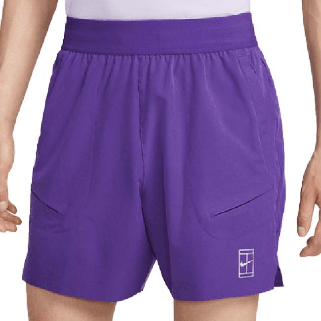 ナイキ(NIKE) 2025 FA メンズ コートアドバンテージ Dri-FIT 6インチ ゲームショートパンツ FZ6914-507Wグレープ 【日本サイズ】