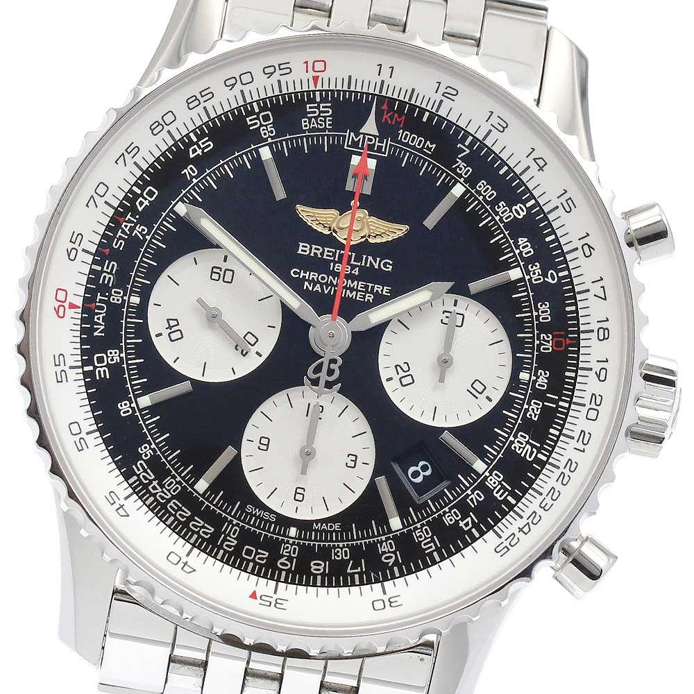 ブライトリング BREITLING AB0120 ナビタイマー01 クロノグラフ 自動巻き メンズ 箱付き_901018【中古】