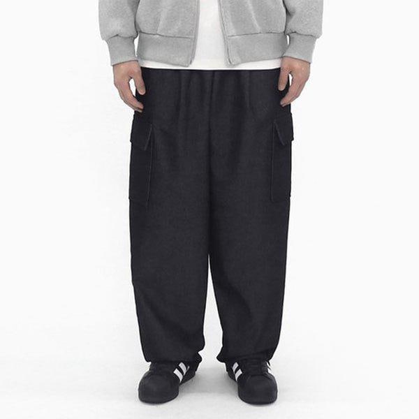 メンズカーゴパンツ バンディングパンツ ワイドパンツ SNEP012