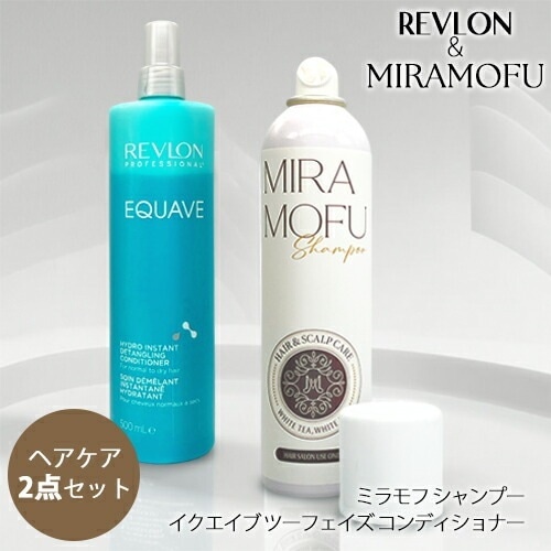 イクエイブ コンディショナー ノーマル 500ml ＆ミラモフ 炭酸シャンプー 300g セット 並行輸入品[7001_0462] 宅配無料
