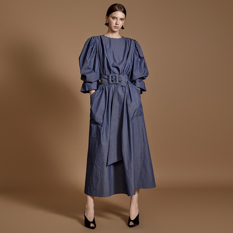 D9457 ベルト セット トレンチワンピース