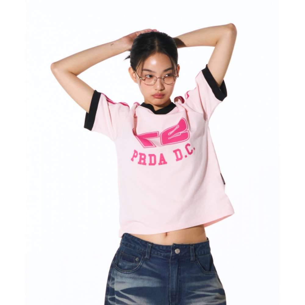 プレンダ 97 PDC ロゴダイイングラグランTシャツライトピンク 4,715円