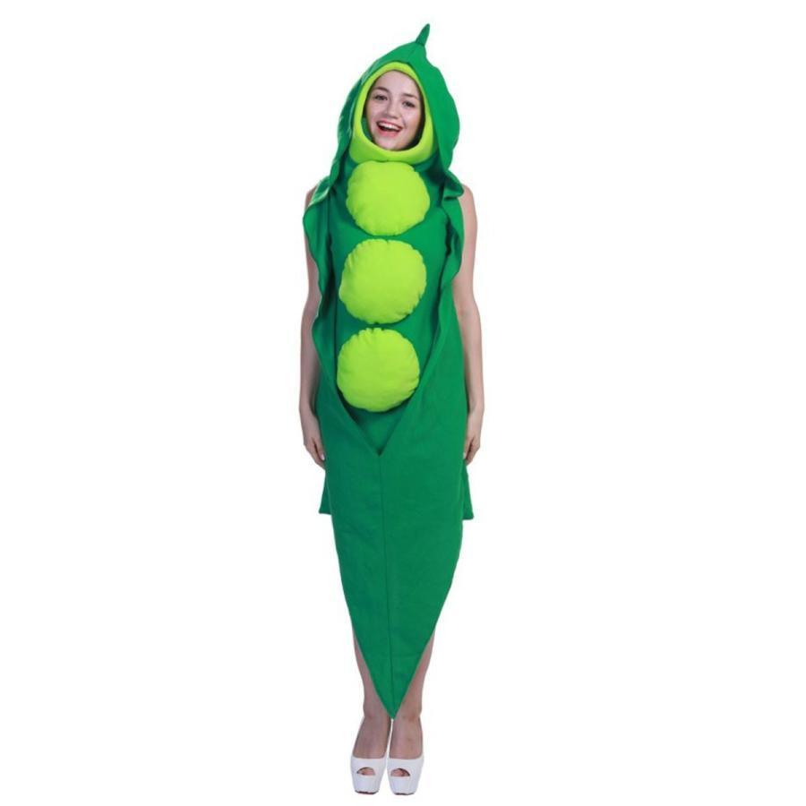 【 最安挑戦】野菜 コスプレ 面白い ハロウィン エンドウ豆 着ぐるみ おもしろ コスチューム 豆 マメ 衣装 おもしろい 仮装