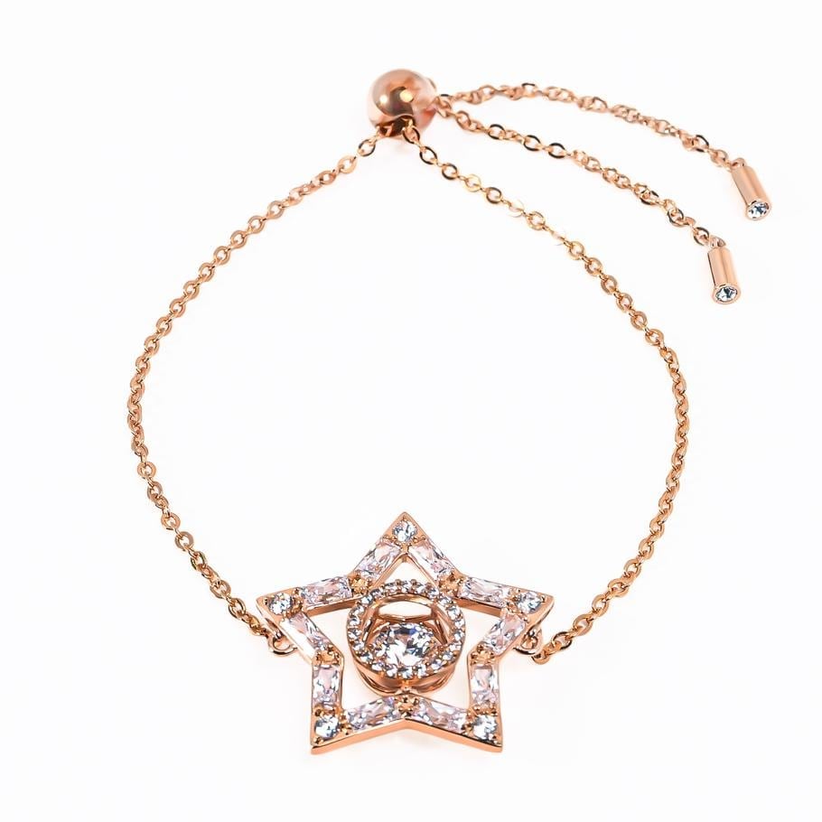 ブレスレット レディース ステラ 星 ローズゴールド 5617882