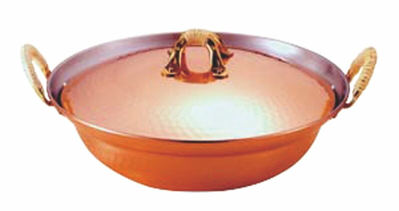 新光金属 銅槌目入れよせ鍋 27cm S-1055M