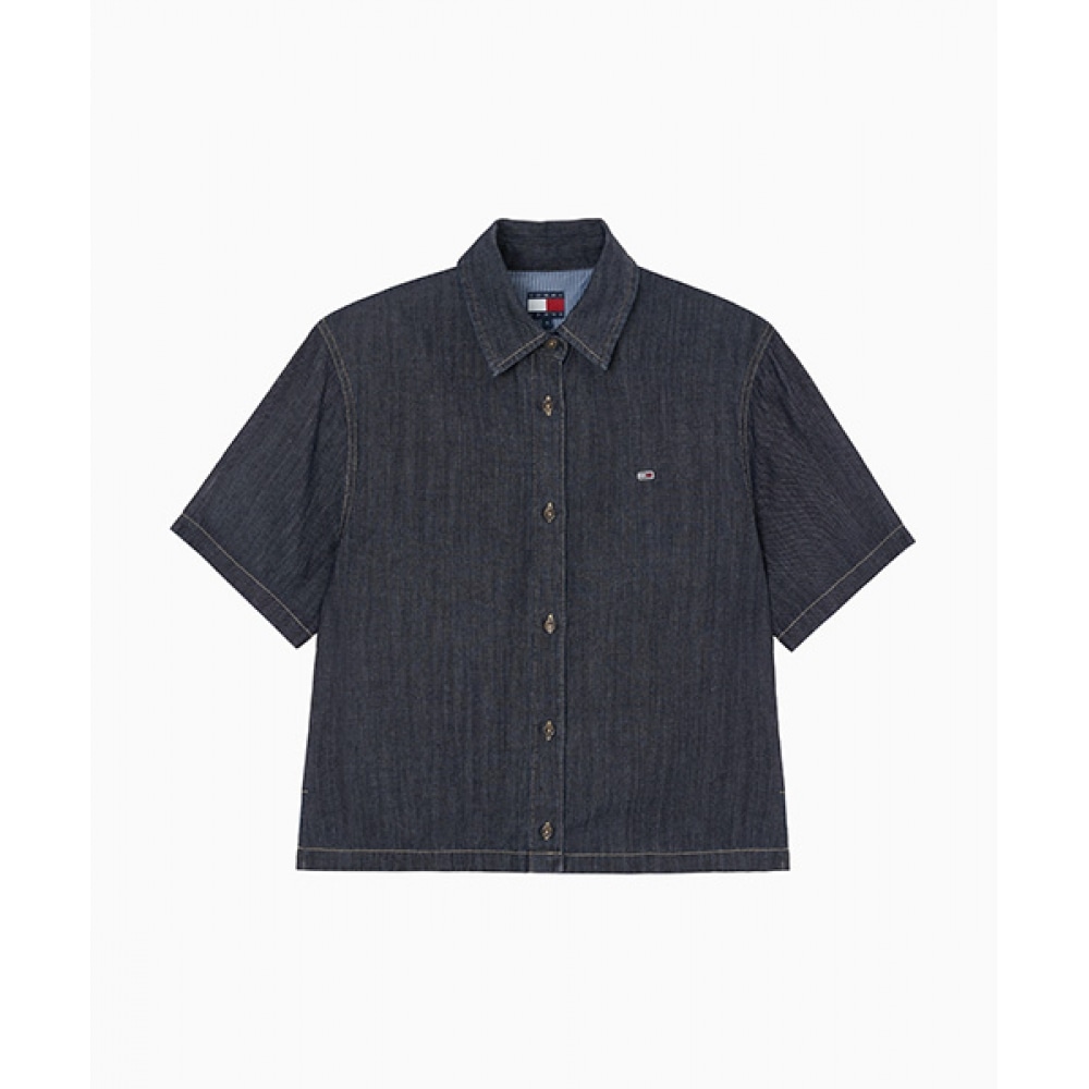 TOMMY JEANS リネンデニムシャツ T32F1WSH03TWL11AP