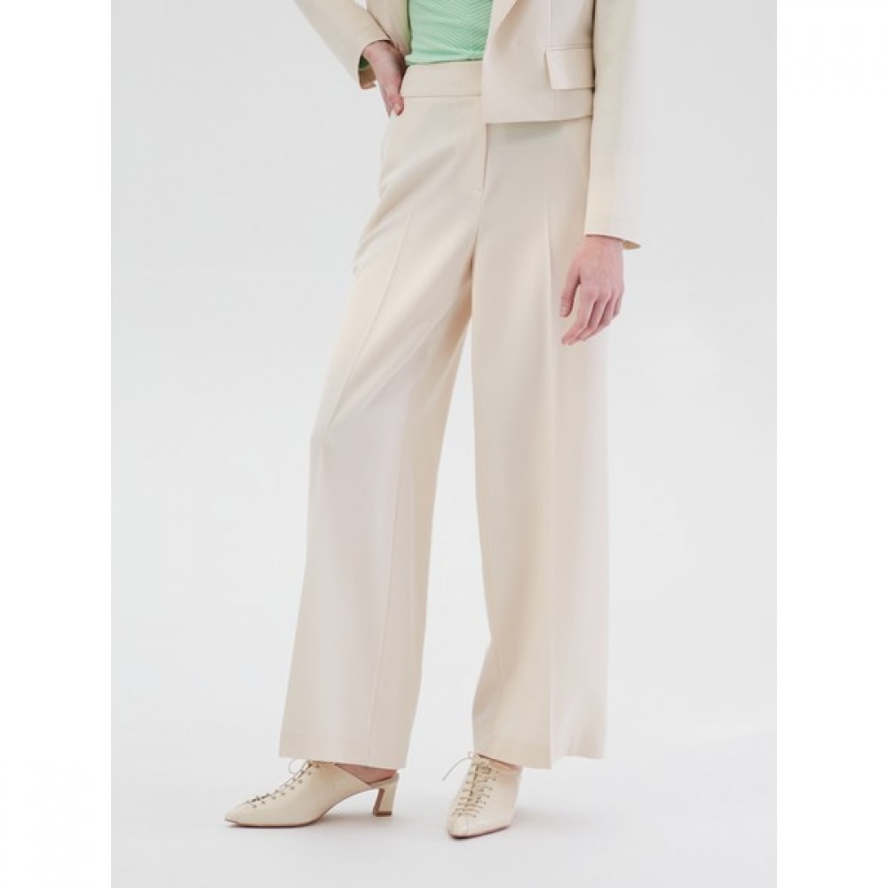 [エゴイスト] ハイウエストワイドパンツ EN1WP265