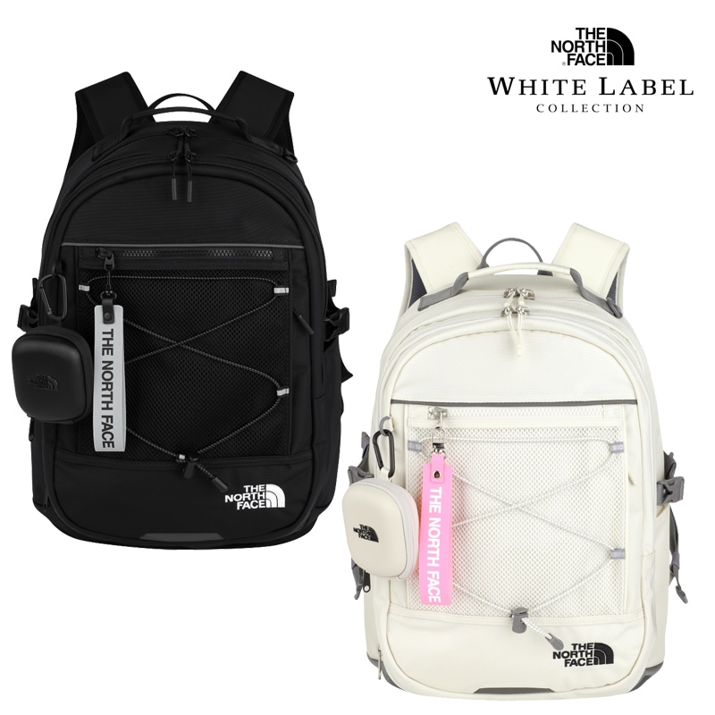 NM2DS02 WHITE LABEL SUPER PACK II MINI 25FW 新作 25L 韓国限定ライン デイパック 軽量 大容量 通学 通勤 秋冬 デイリー コーデ提案 パーカー ニット