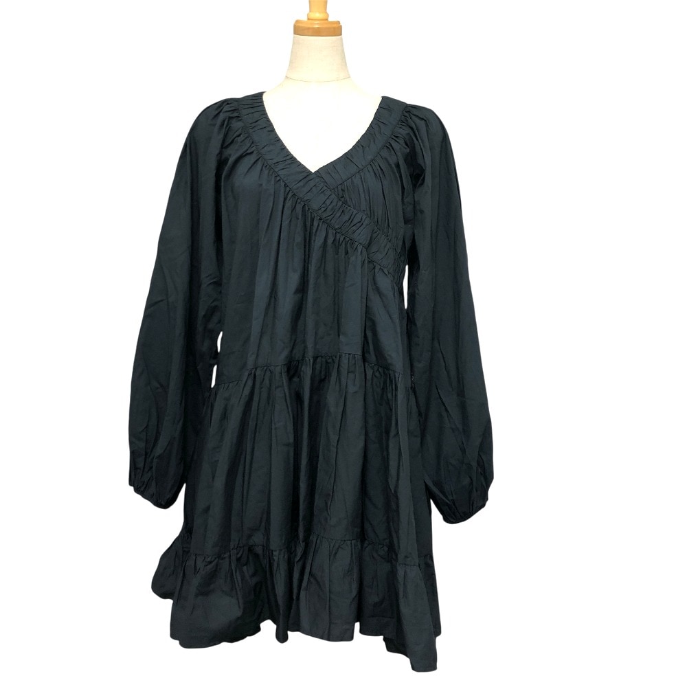 Merlette NYC マーレット ワンピース 175N65PO Merlette 長袖 コットン ブラック