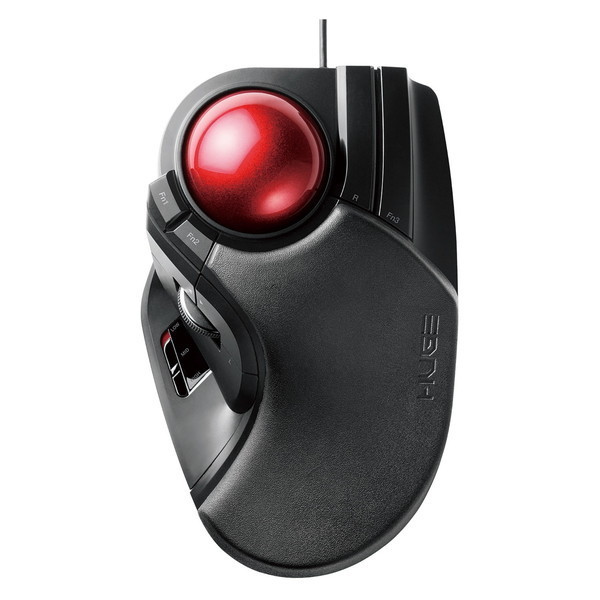 M-HT1URXBK トラックボールマウス 大玉 8ボタン チルト機能 有線 ブラック メーカー直送