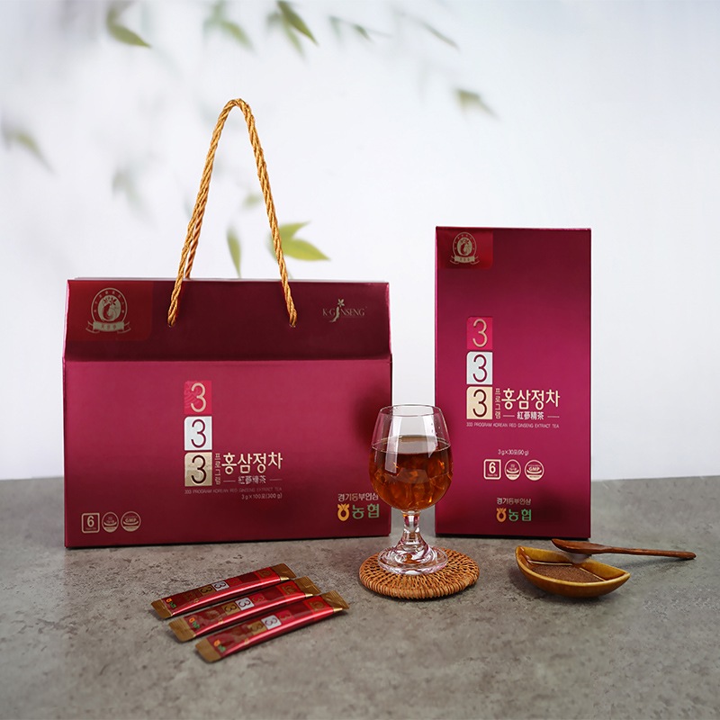紅参精茶 3gx 100EA /京畿東部人参農協 /韓国６年根紅参/韓国食品/韓国産 /６年根紅参