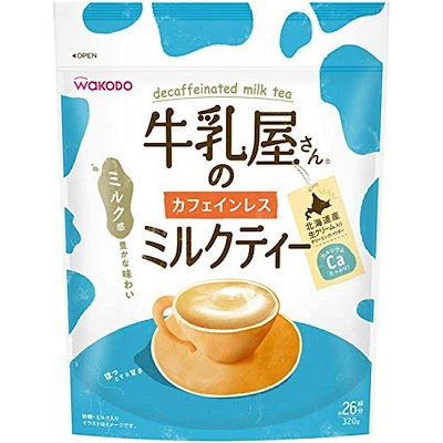 他サイト： 和光堂 牛乳屋さんのカフェインレスミルクティー 320g袋の商品画像