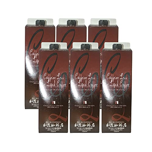 honu加藤珈琲店 カフェインレスアイスリキッドコーヒー【6本】セット 無糖 加藤珈琲店 4,719円