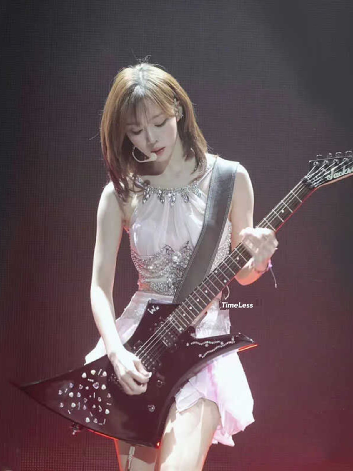 AespaJinmeitingPinkSlingHeavyIndustrySetPerformanceClothes