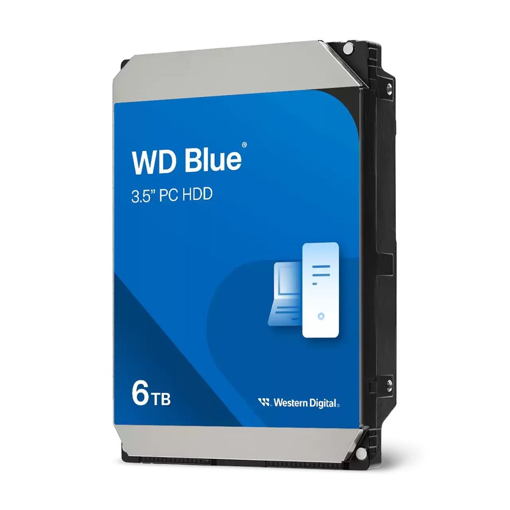 Western Digital（ウエスタンデジタル） WD Blue SATA3 6Gbps(SATA6G) 3.5インチ 内蔵ハードディスク 6TB WD60EZAX 12,510円