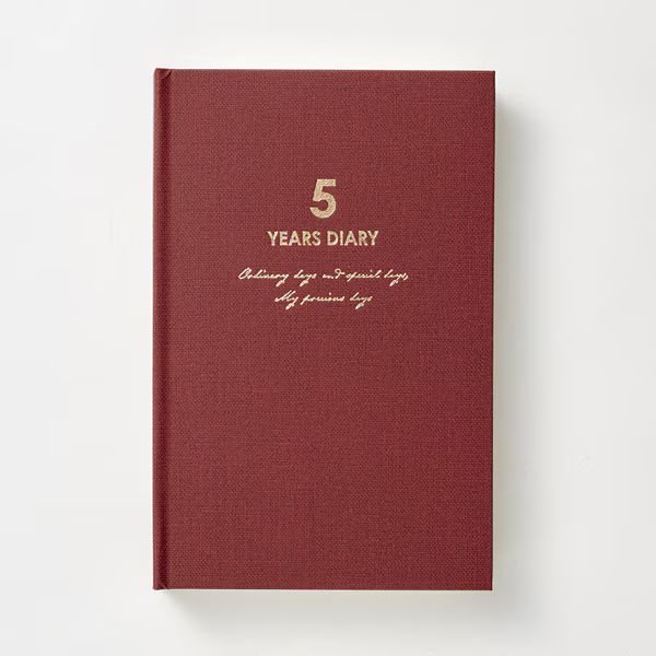 （まとめ買い）ダイゴー 連用日記 バイブル 5年 レッド R2343 [x2]