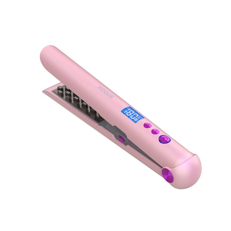 ワイヤレスふわふわスプリントポータブル充電コーンパーマスプリント Usb 充電ヘアアイロンパッド毛根アーティファクト