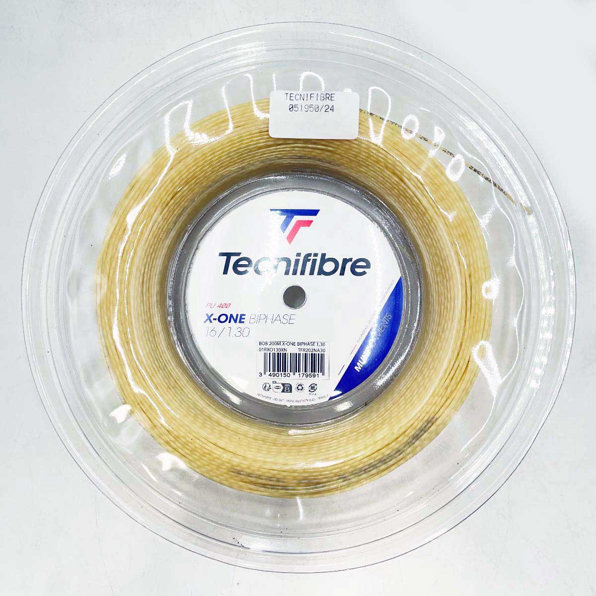 【中古・未使用品】テクニファイバー Tecnifibre 硬式 テニス ストリング ガット X-ONE BIPHASE エックスワン バイフェイズ 200ｍ ロール ナチュラル 01RXO130XN 22,995円