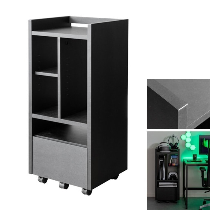 ゲーム機ラック REGABO レガボ GRK-001-BK ブラック PS5対応