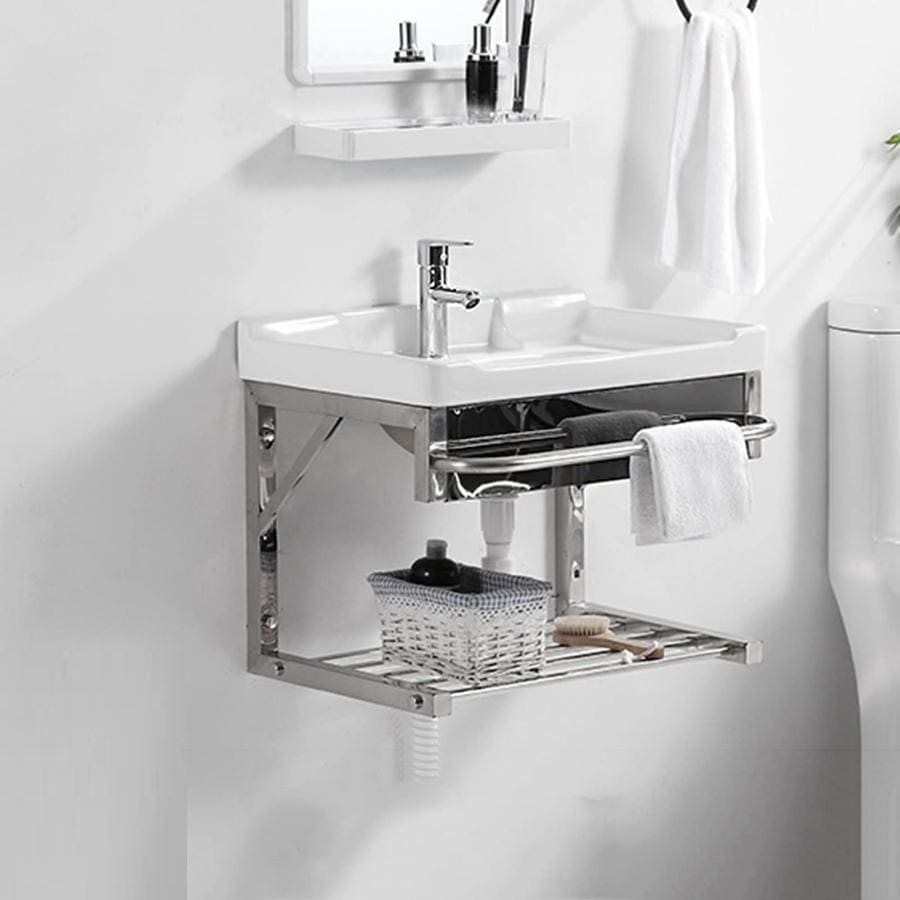 手洗い器 壁掛け 手洗器セット陶器製簡易洗面台小型 洗面ボウル ガーデキッチ洗面ボール錦 壁付け型手洗い鉢コンパクトミニ 手洗いボウル 洗面ボール 手洗