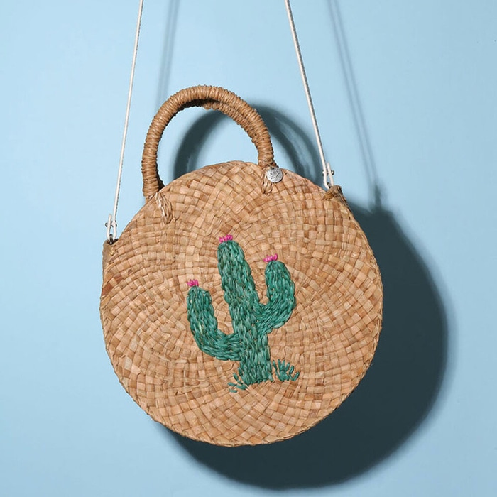 【PLUMP DELIGHT】 CIRCLE BAG : CACTUS
