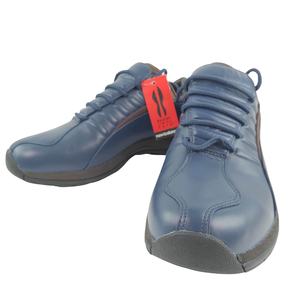 N545 N スニーカー レザー ネイビー レディース 中古品 A+ランク