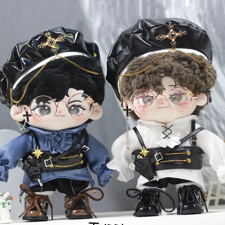 20cm ミニドレス ぬいぐるみ用服 セット 日常服人形韓国ファッションアイドル衣装かわいい