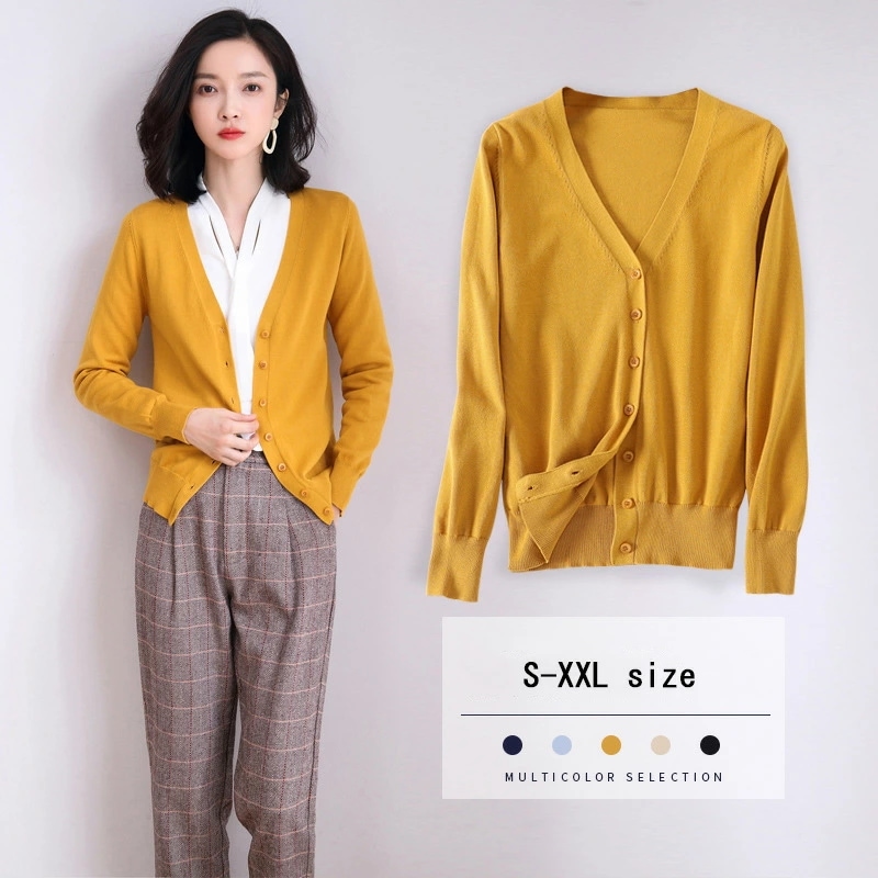 カーディガン ニット 厚手 セーター レディース 長袖 秋 冬 大きいサイズ Vネック 前開き ショート丈 可愛い チュニック 無地 カジュアル トップス 洗える おしゃれ シンプル 着やせ 上品