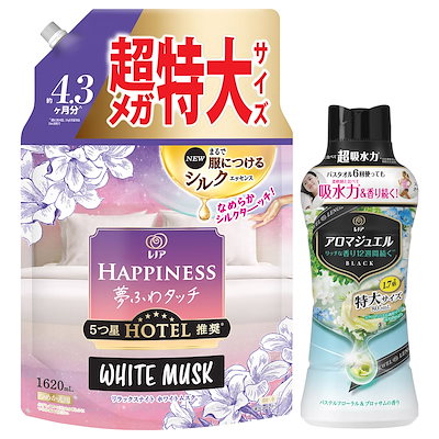 他サイト： レノア アロマジュエル ホワイトムスクの香り 本体 420MLの商品画像