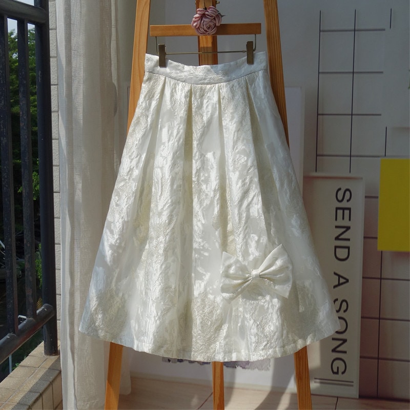 スカートAラインフレアミドル丈【bt0058】