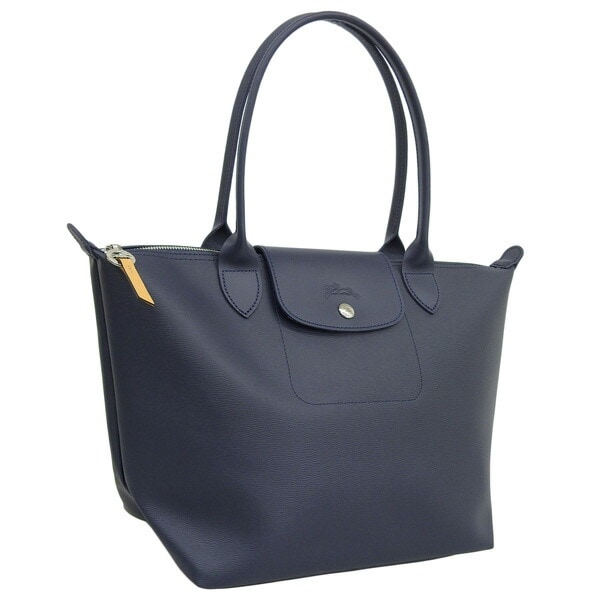 ロンシャン バッグ レディース トートバッグ ル プリアージュ シティ Mサイズ ネイビー 2605-HYQ-556 LONGCHAMP A4対応