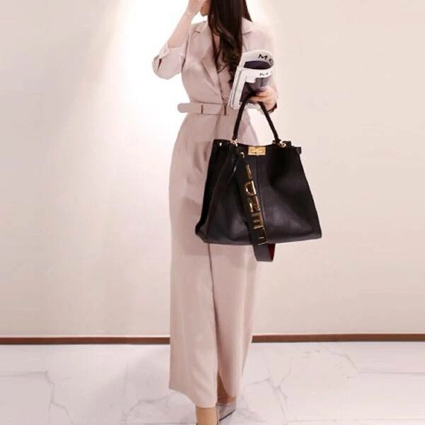 オールインワン レディース ジャンプスーツ Vライン ハイウエスト 7分袖 ガウチョパンツ 春 秋 二次会 女子会 通勤 デート 20代 30代 40代 きれいめ シフォン おしゃれ 大人 こなれ感