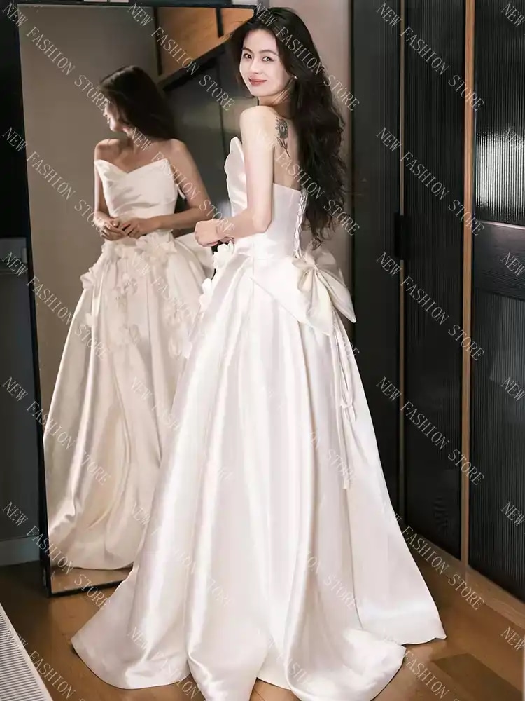 ウエディングドレス 白-67