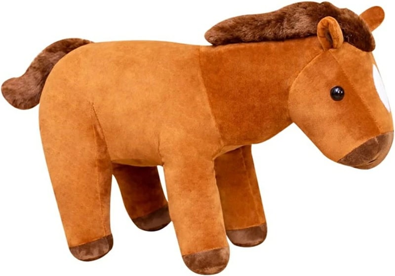 ウマぬいぐるみ 馬 うま 本物そっくり 抱き枕 リアル 大きい 肌触り良い 子供の日 やわらか 可愛い 萌え 添い寝 クリスマス 60cm 誕生日 記念日 プレゼント 気持ちいい ソフト 多