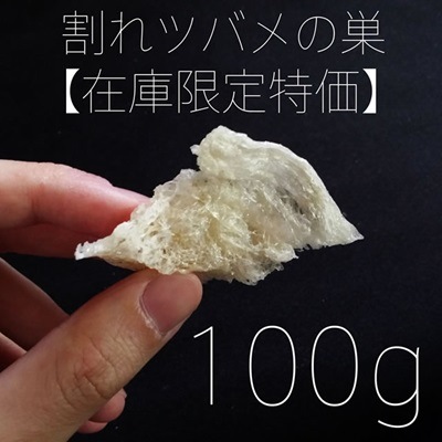 お肌にぷるぷる 割れツバメの巣 燕盞 角燕 燕の巣 アウトレット 100g フレーク つばめの巣