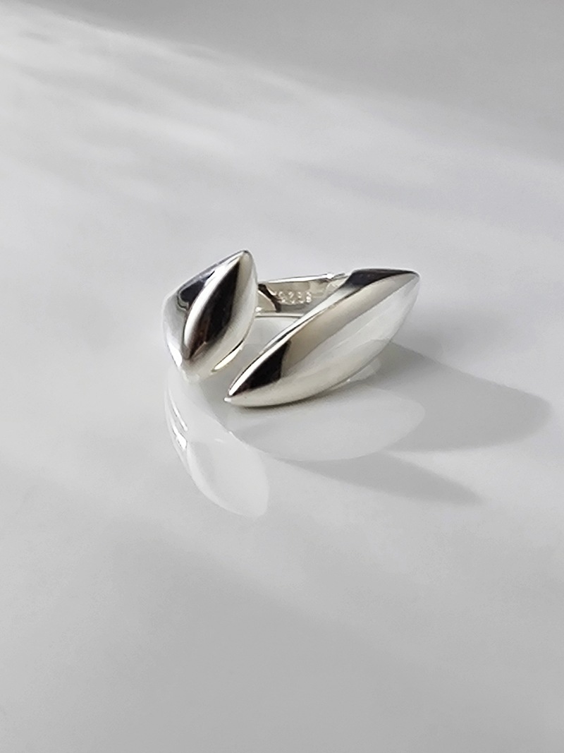 【Silver 925】ニュアンスボリュームフォークリング